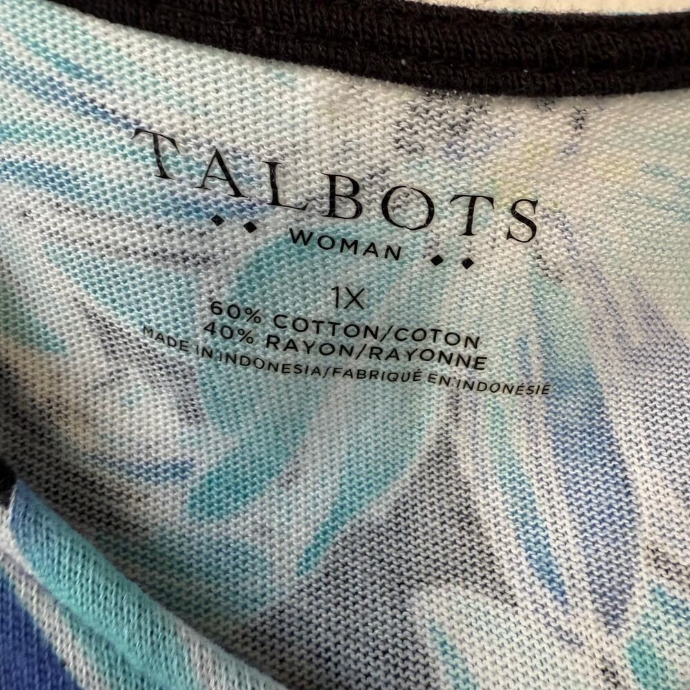 Talbots knit Floral tank top size 1X - Picture 2 of 8